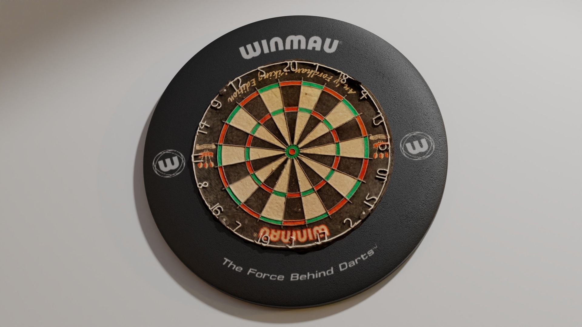 Winmau Dartboard Photoscan 3D model_8