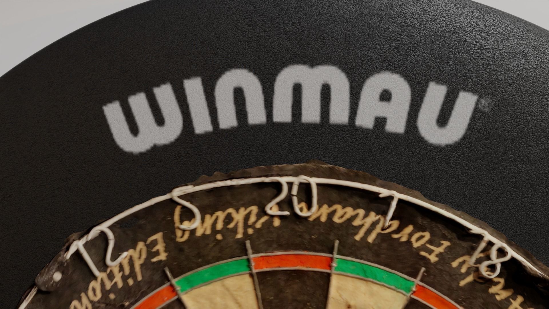 Winmau Dartboard Photoscan 3D model_5