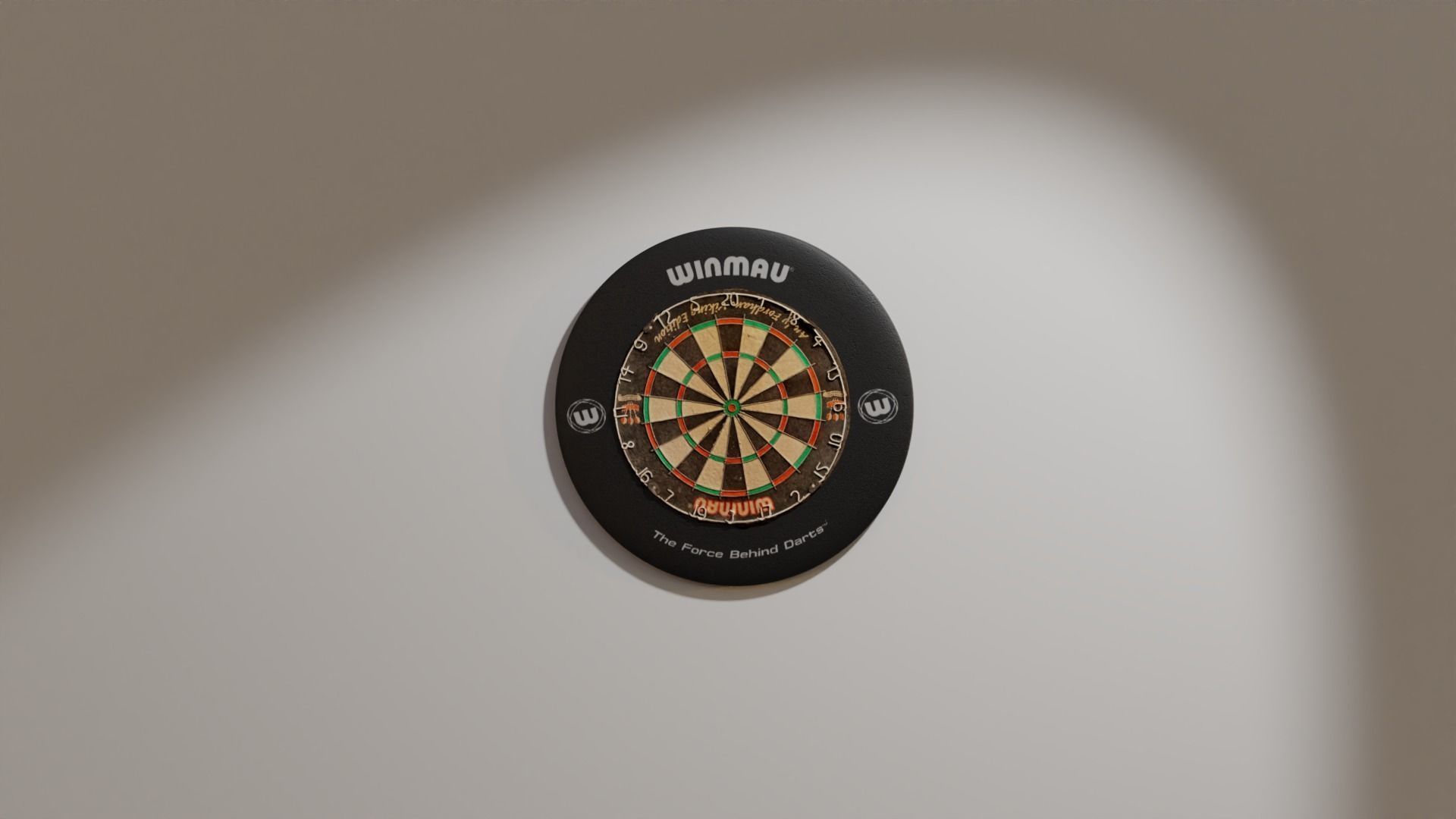 Winmau Dartboard Photoscan 3D model_7
