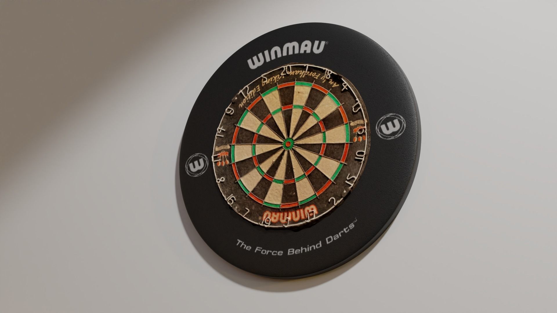 Winmau Dartboard Photoscan 3D model_9