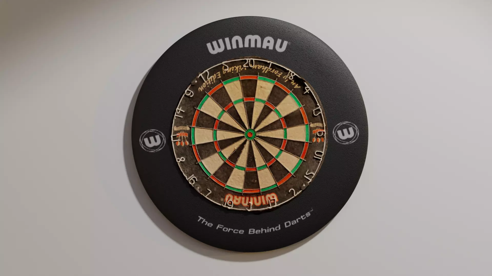 Winmau Dartboard Photoscan 3D model_0