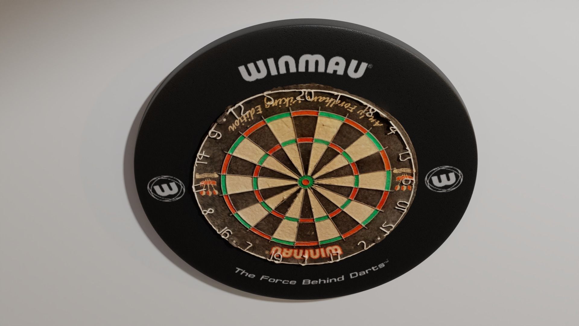 Winmau Dartboard Photoscan 3D model_12