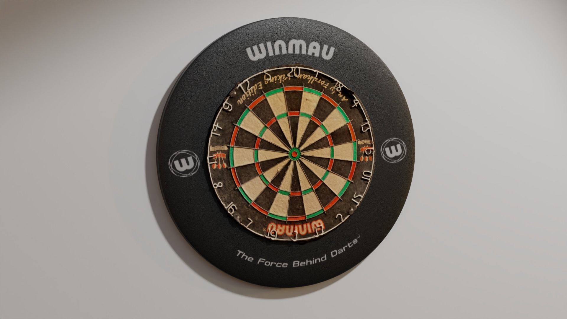 Winmau Dartboard Photoscan 3D model_2