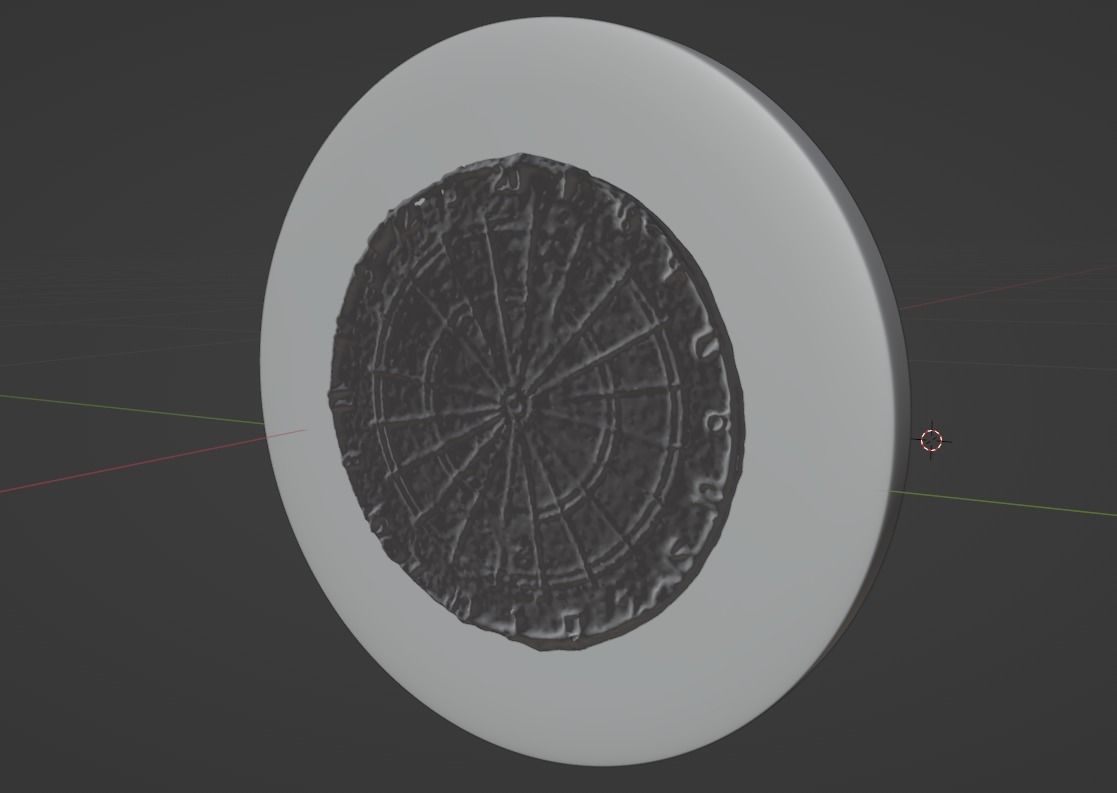 Winmau Dartboard Photoscan 3D model_14