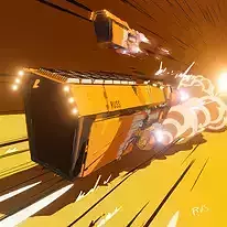 Roughed up Ship Model