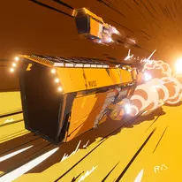 Roughed up Ship Model 3D model_0