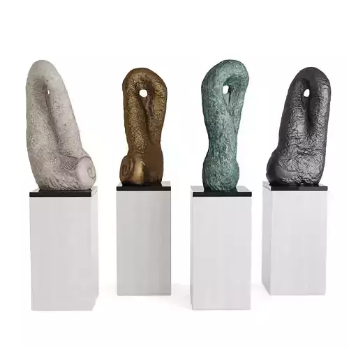 Abstract figure sculpture