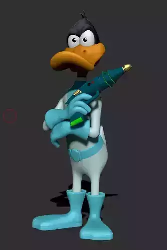 Duck Dodgers 3D print model