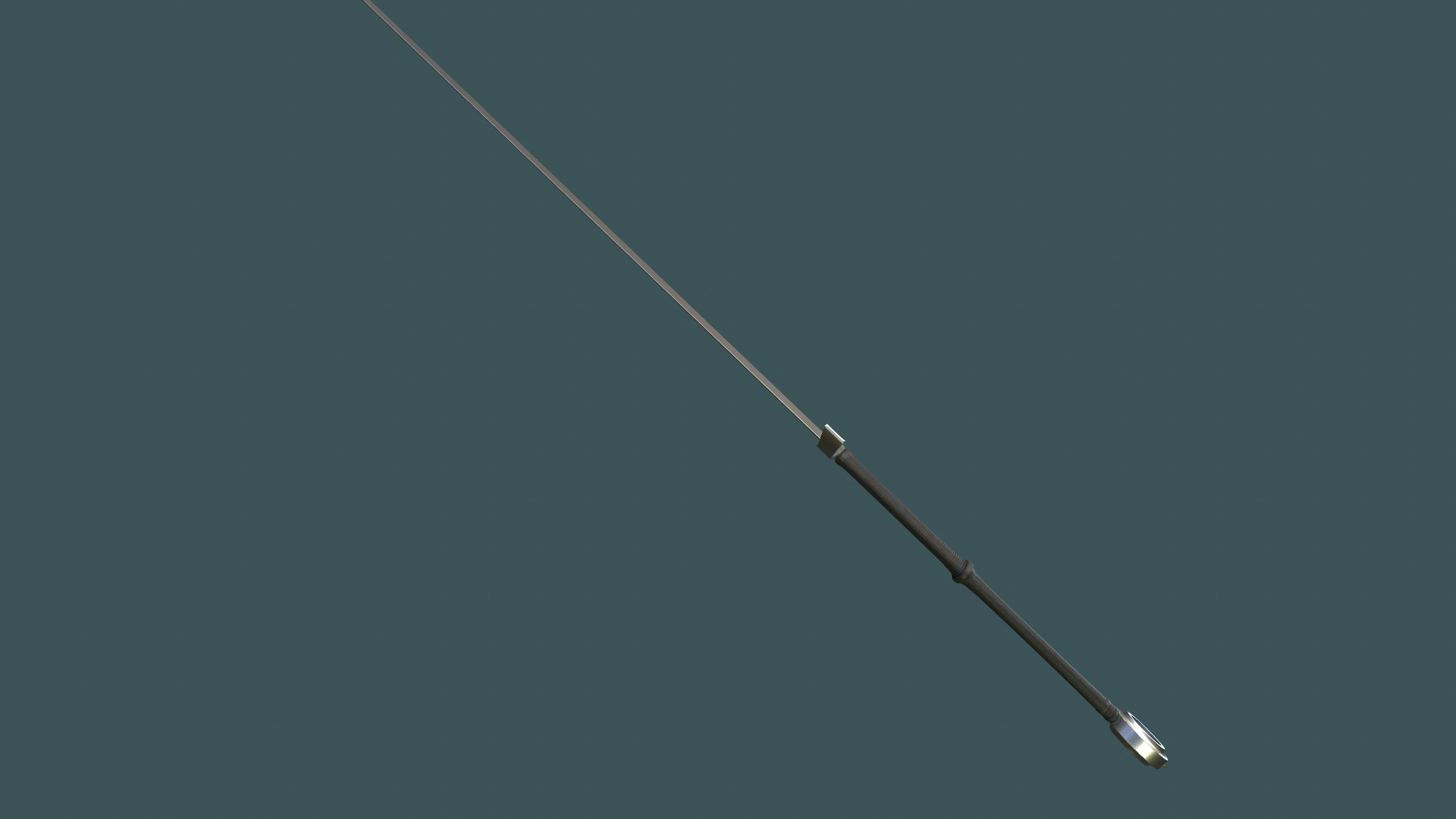 Albion Munich Medieval Sword PBR game ready Low-poly 3D model_4