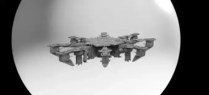 Alien Sci-fi base platforms 6 