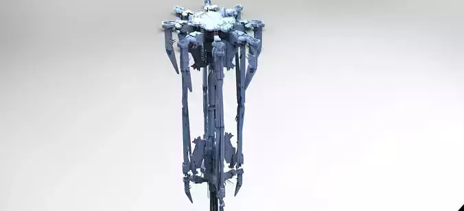 Alien Sci-fi base platforms 8 Improved Corrected