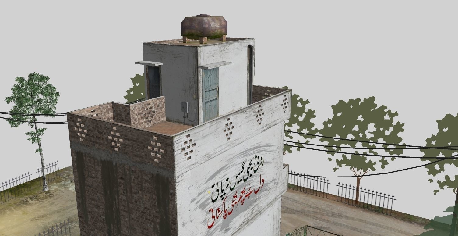 2 Marla House Low-poly 3D model_8