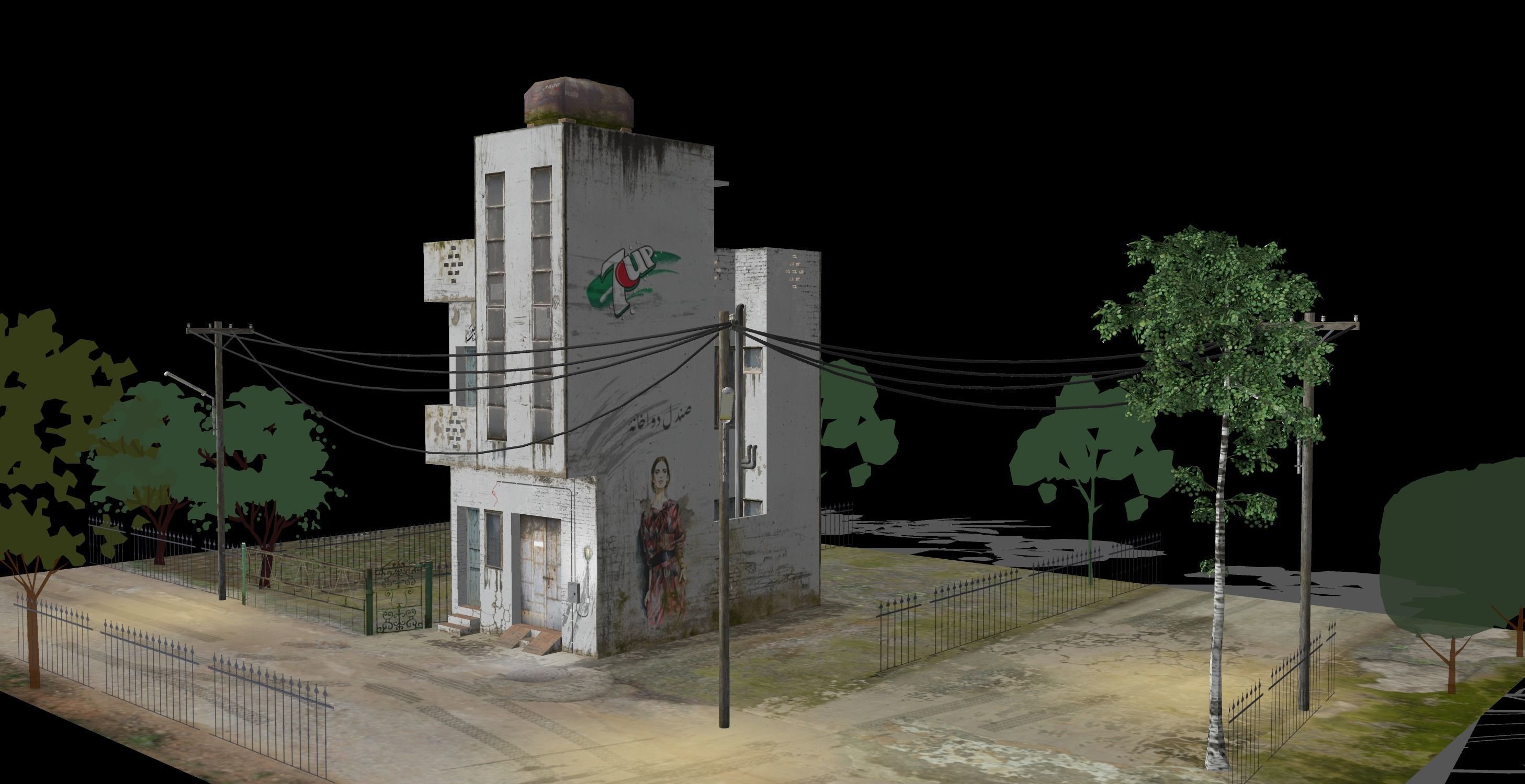 2 Marla House Low-poly 3D model_15