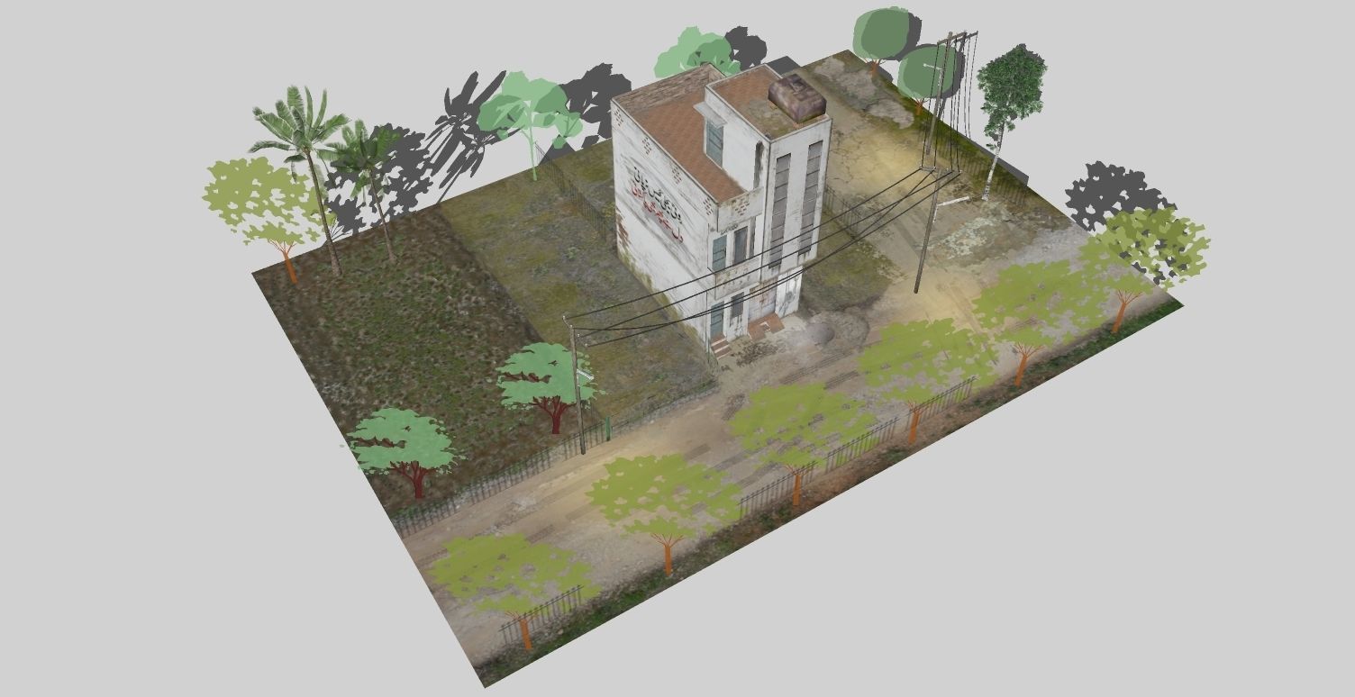 2 Marla House Low-poly 3D model_2