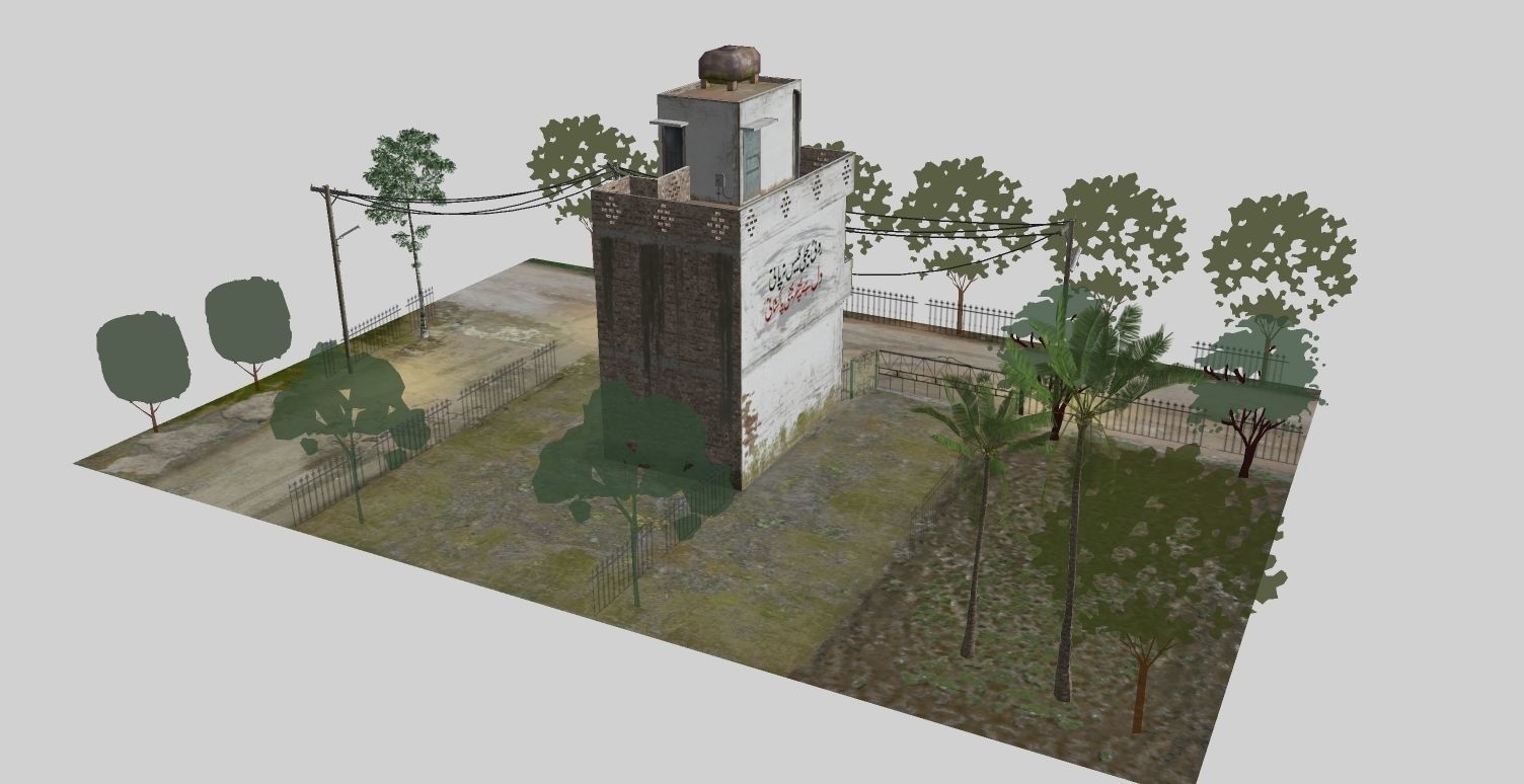 2 Marla House Low-poly 3D model_7