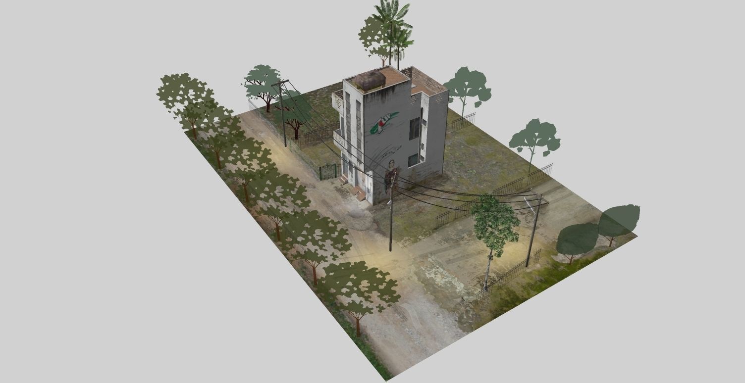 2 Marla House Low-poly 3D model_5