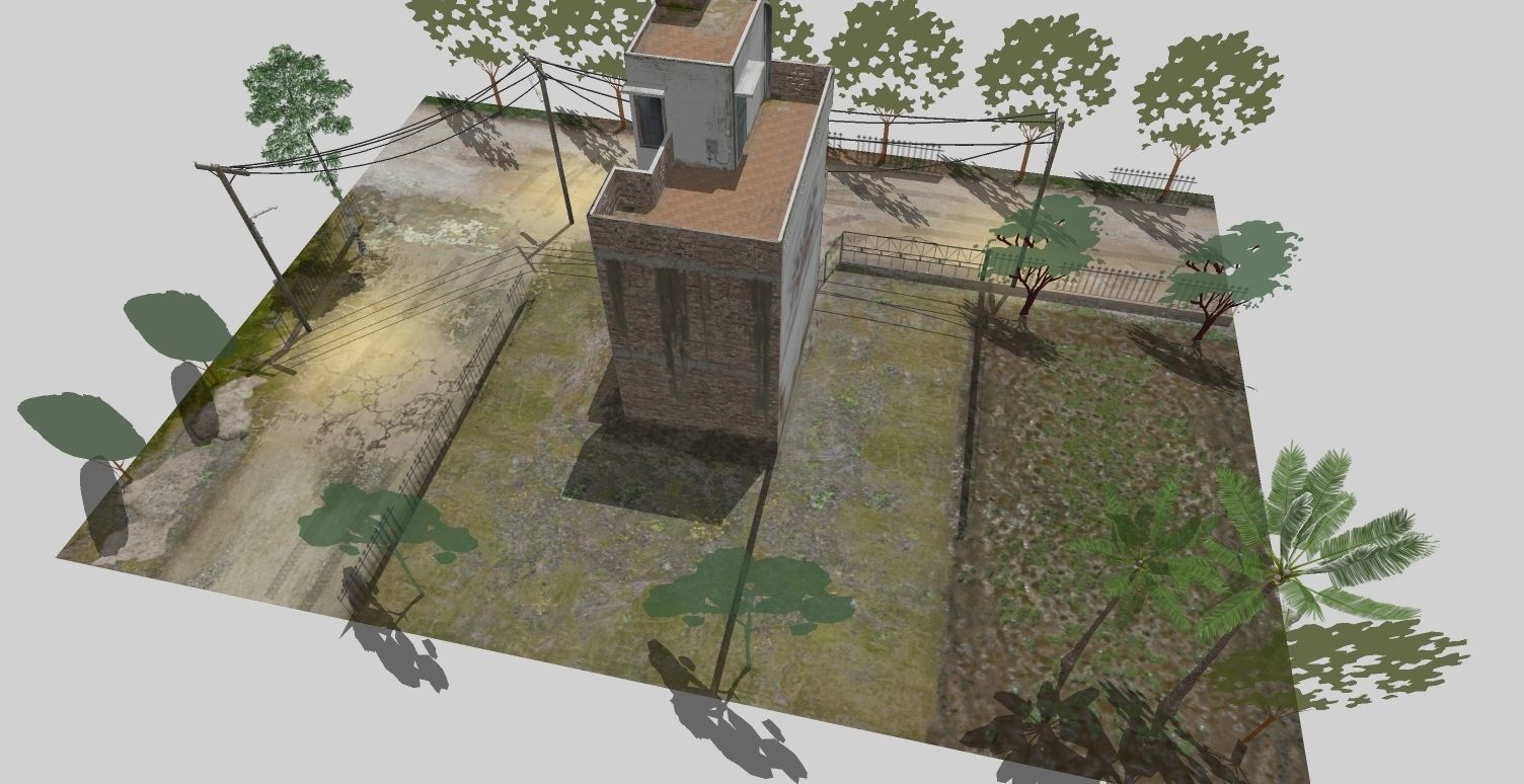 2 Marla House Low-poly 3D model_6