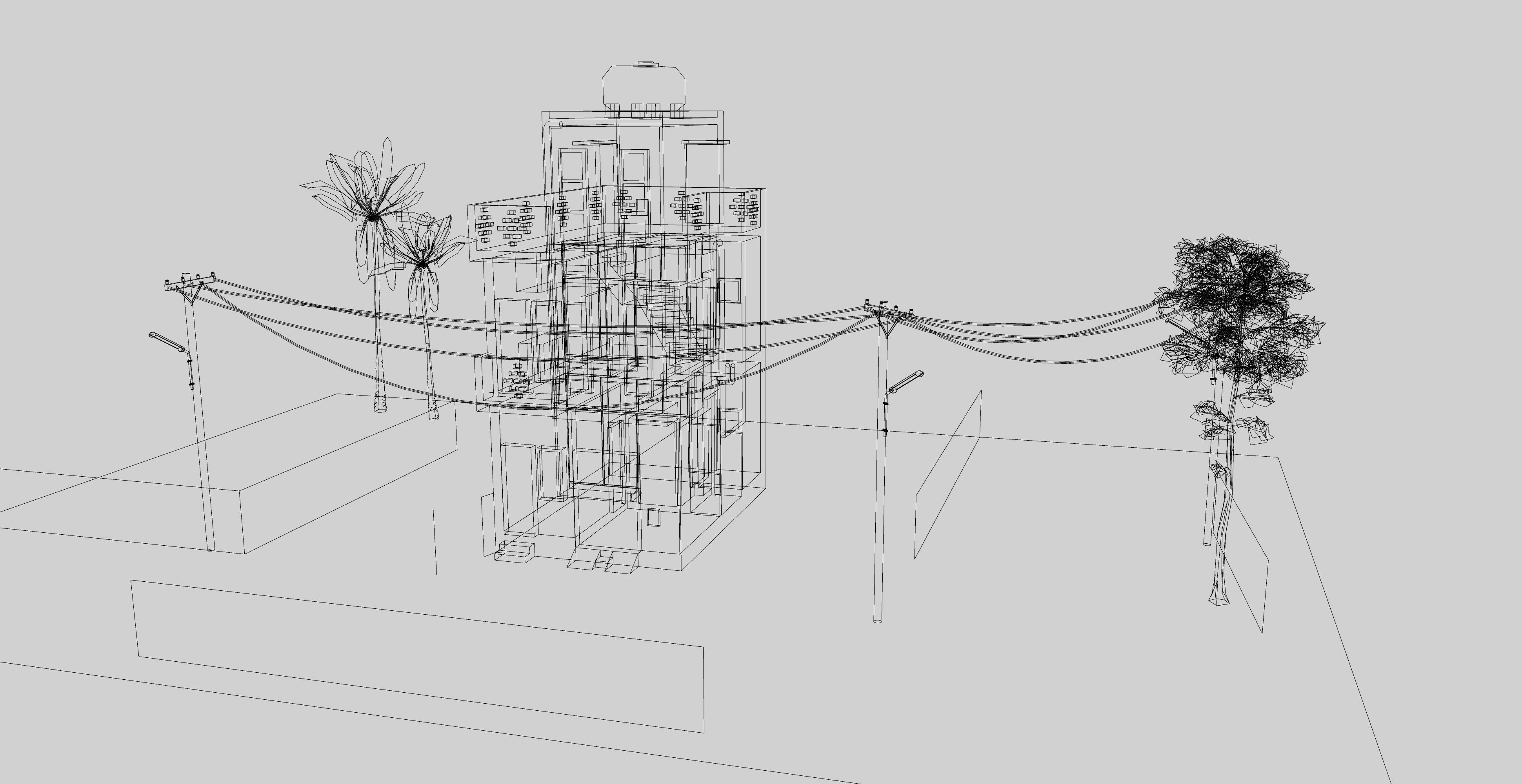 2 Marla House Low-poly 3D model_25