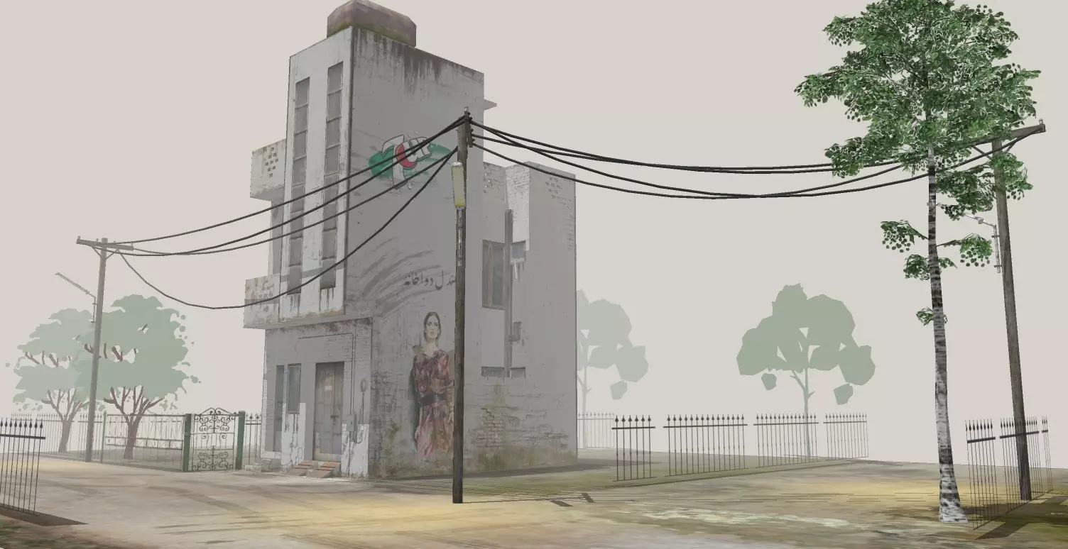 2 Marla House Low-poly 3D model_0