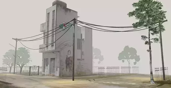 2 Marla House Low-poly 3D model