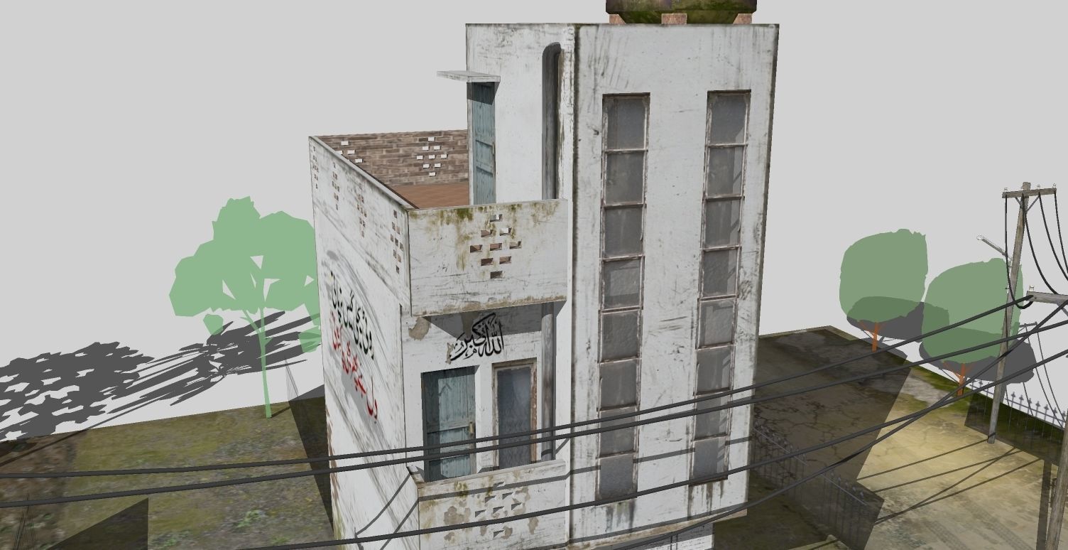 2 Marla House Low-poly 3D model_10