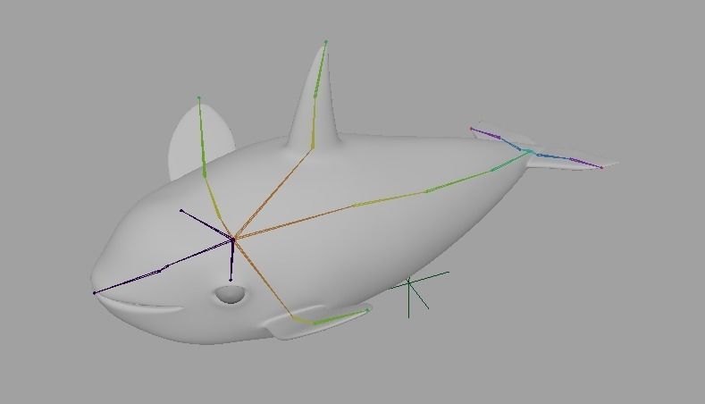 Cartoon Fish 3 Low-poly 3D model_5