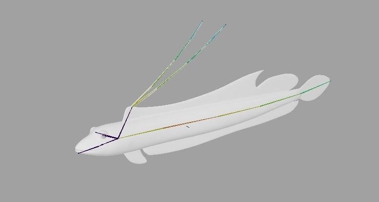 Cartoon Fish 4 Low-poly 3D model_6