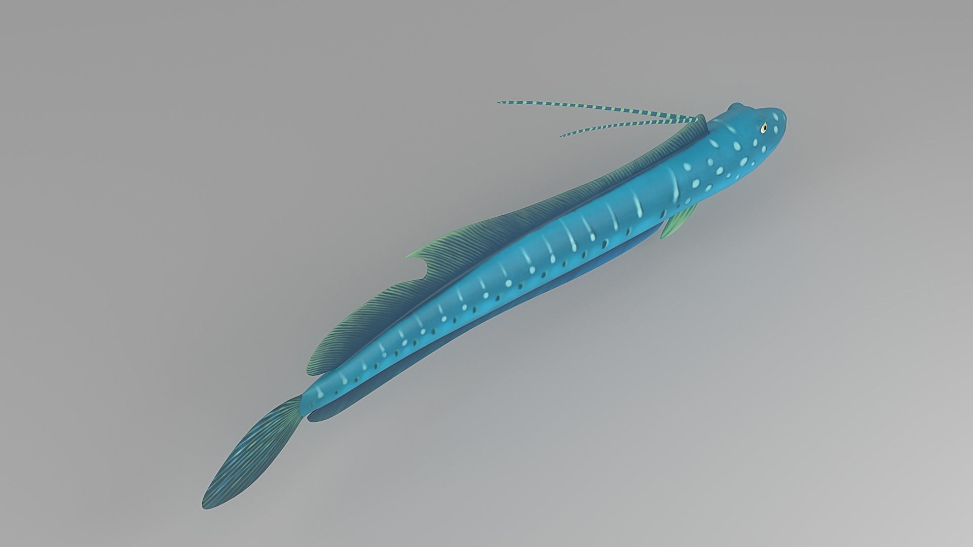 Cartoon Fish 4 Low-poly 3D model_2