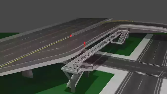 Modular Roads and Streets Collection 3D model