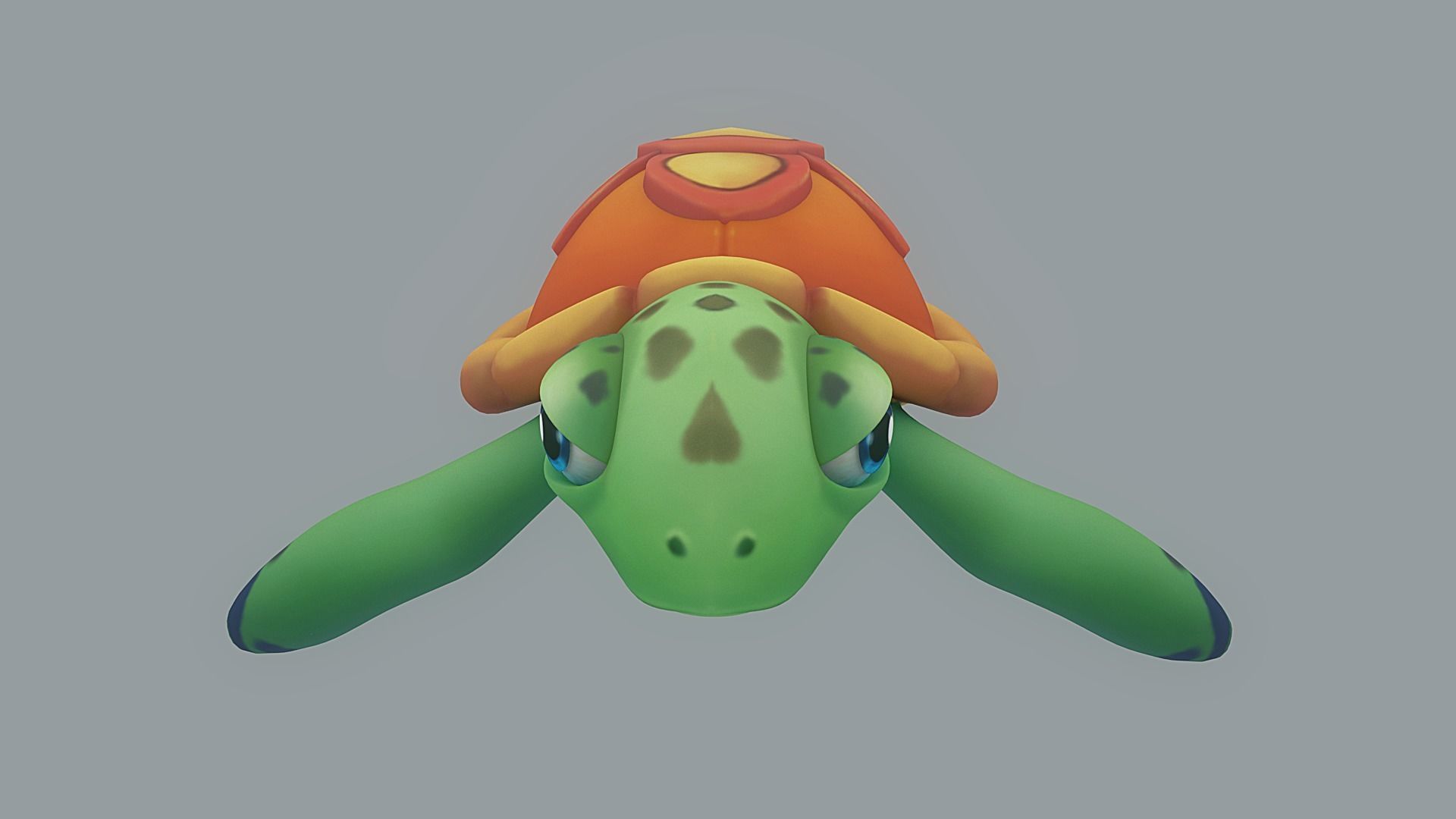 Cartoon Fish 6 Low-poly 3D model_1