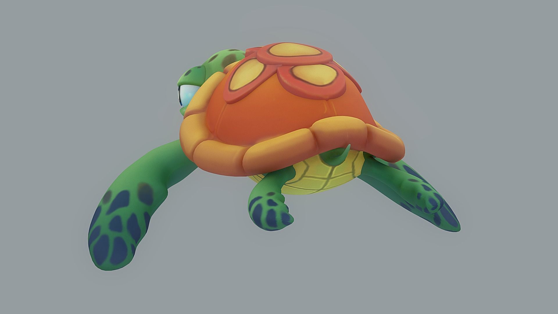 Cartoon Fish 6 Low-poly 3D model_3