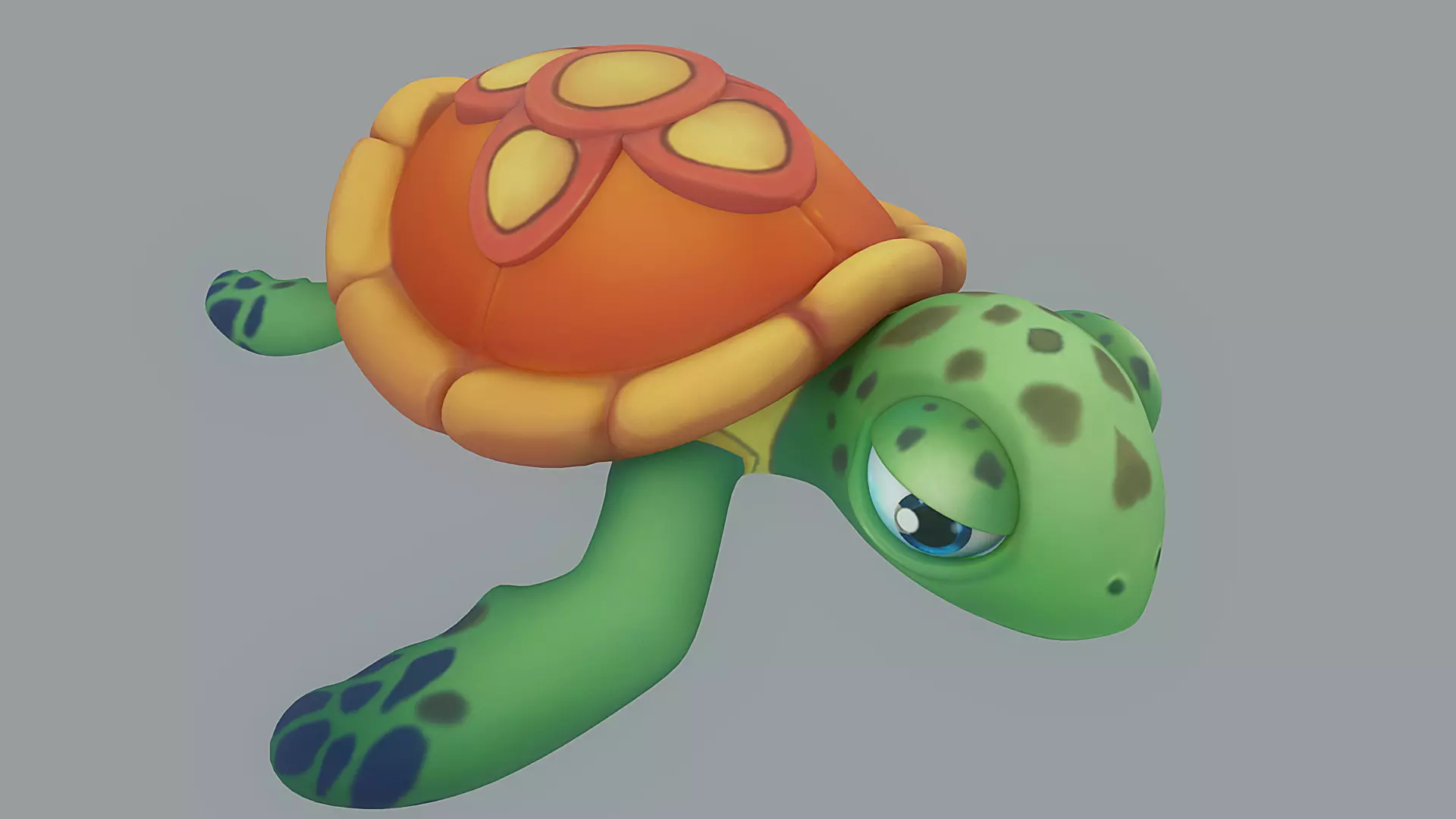 Cartoon Fish 6 Low-poly 3D model_0