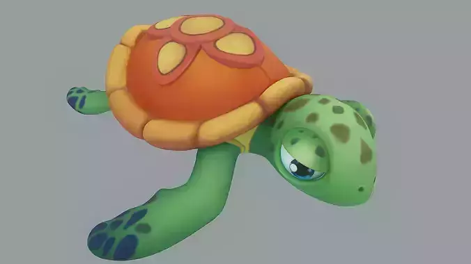 Cartoon Fish 6 Low-poly 3D model