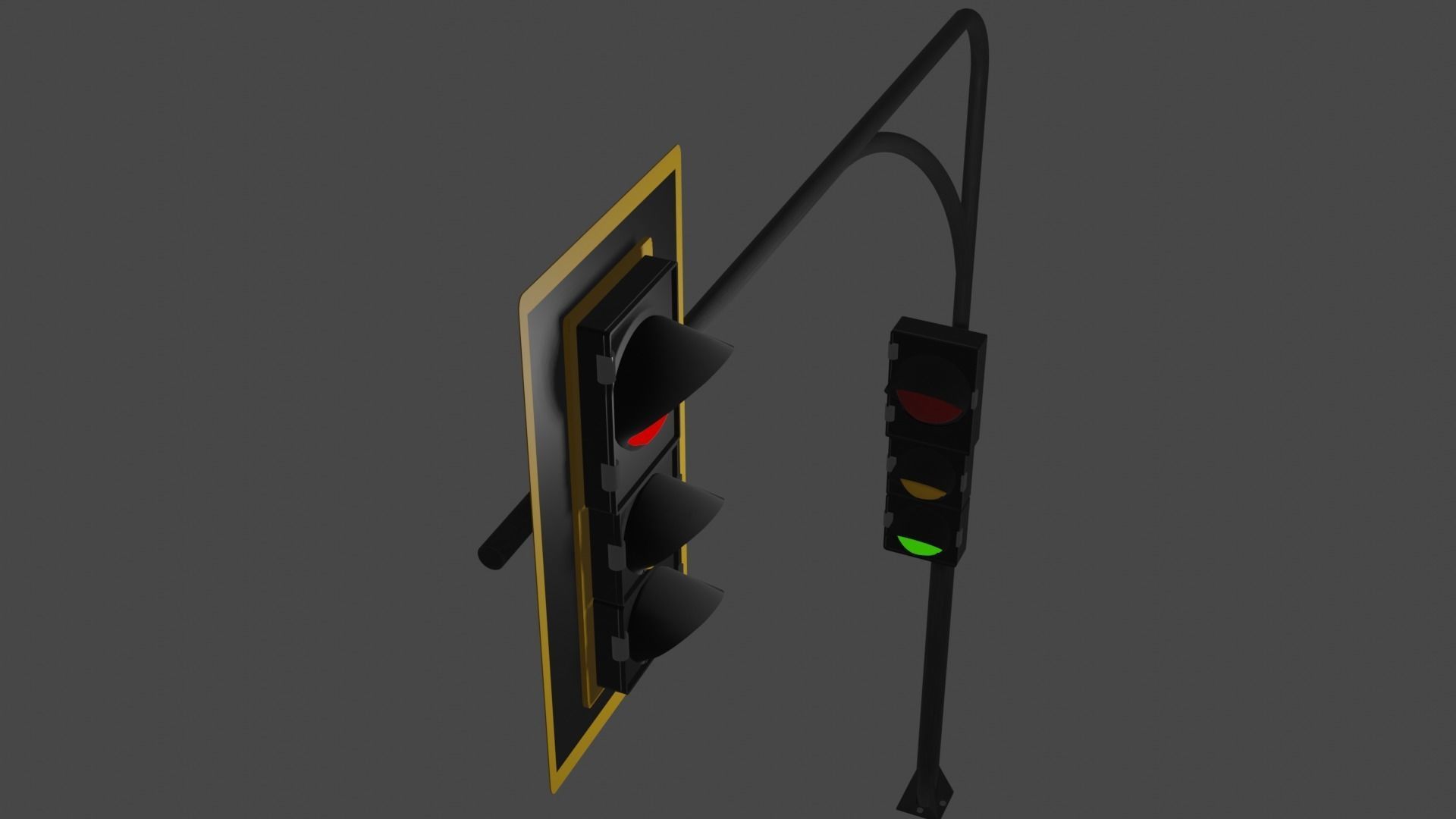  Semaforo1 - StopLight 3D model_2