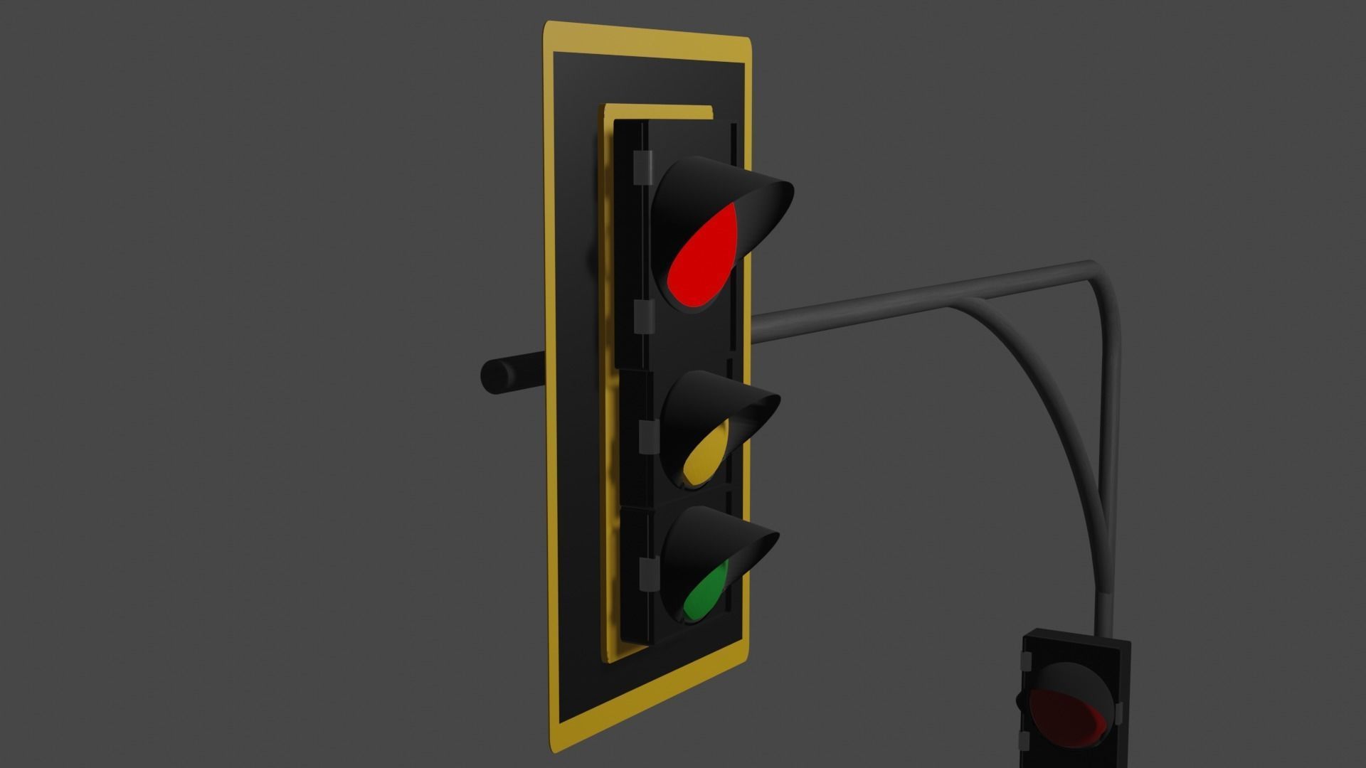  Semaforo1 - StopLight 3D model_1