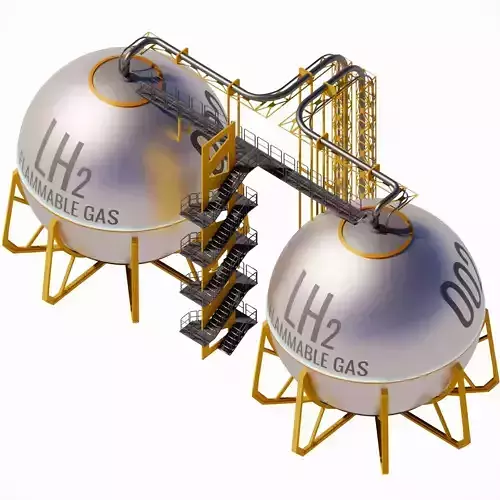 Sci-fi Spherical Tank 002 3D model
