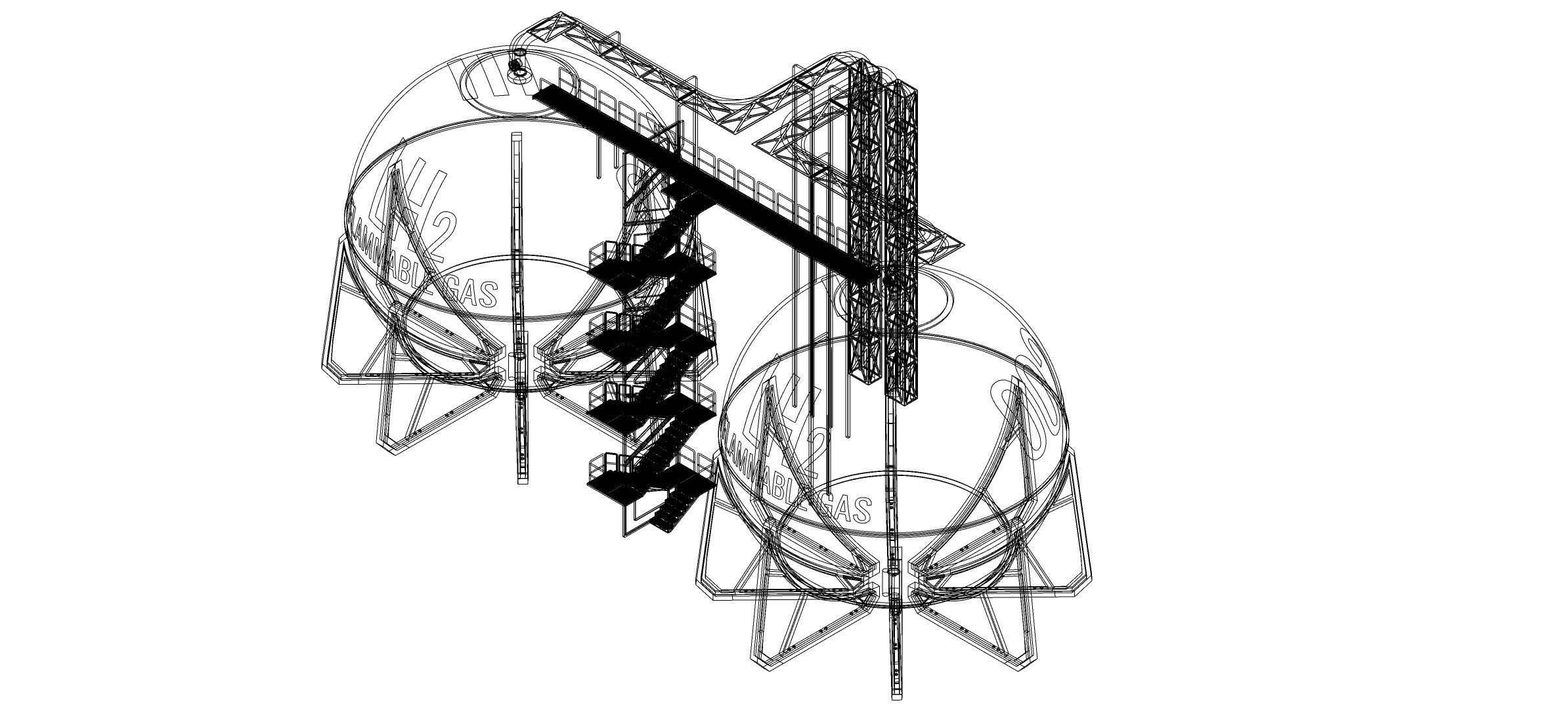 Sci-fi Spherical Tank 002 3D model_17