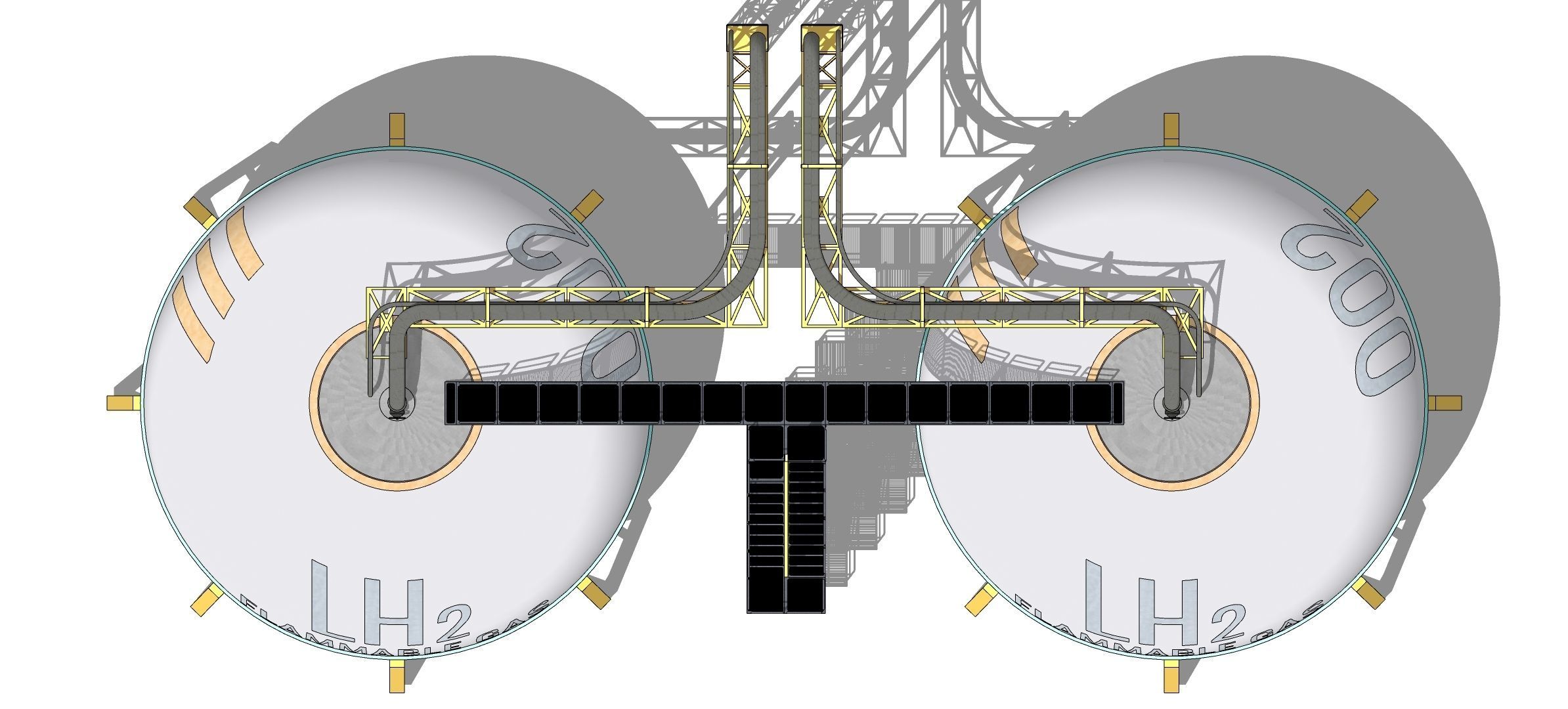 Sci-fi Spherical Tank 002 3D model_15