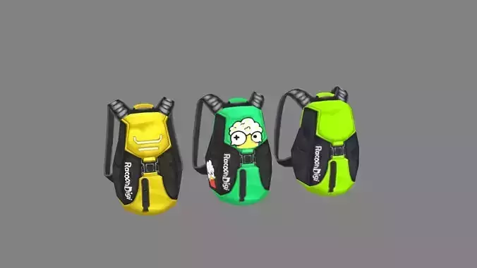 Cartoon sports backpack - school bag