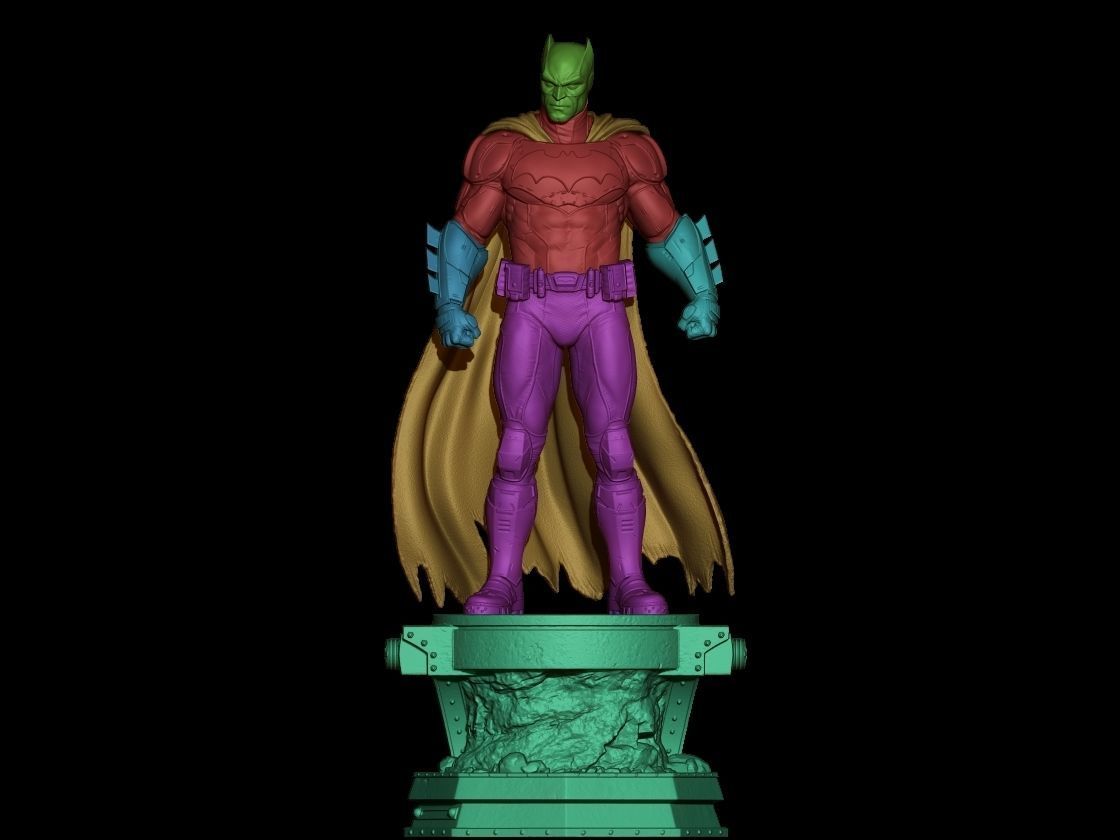 Batman statue 3D print model_14