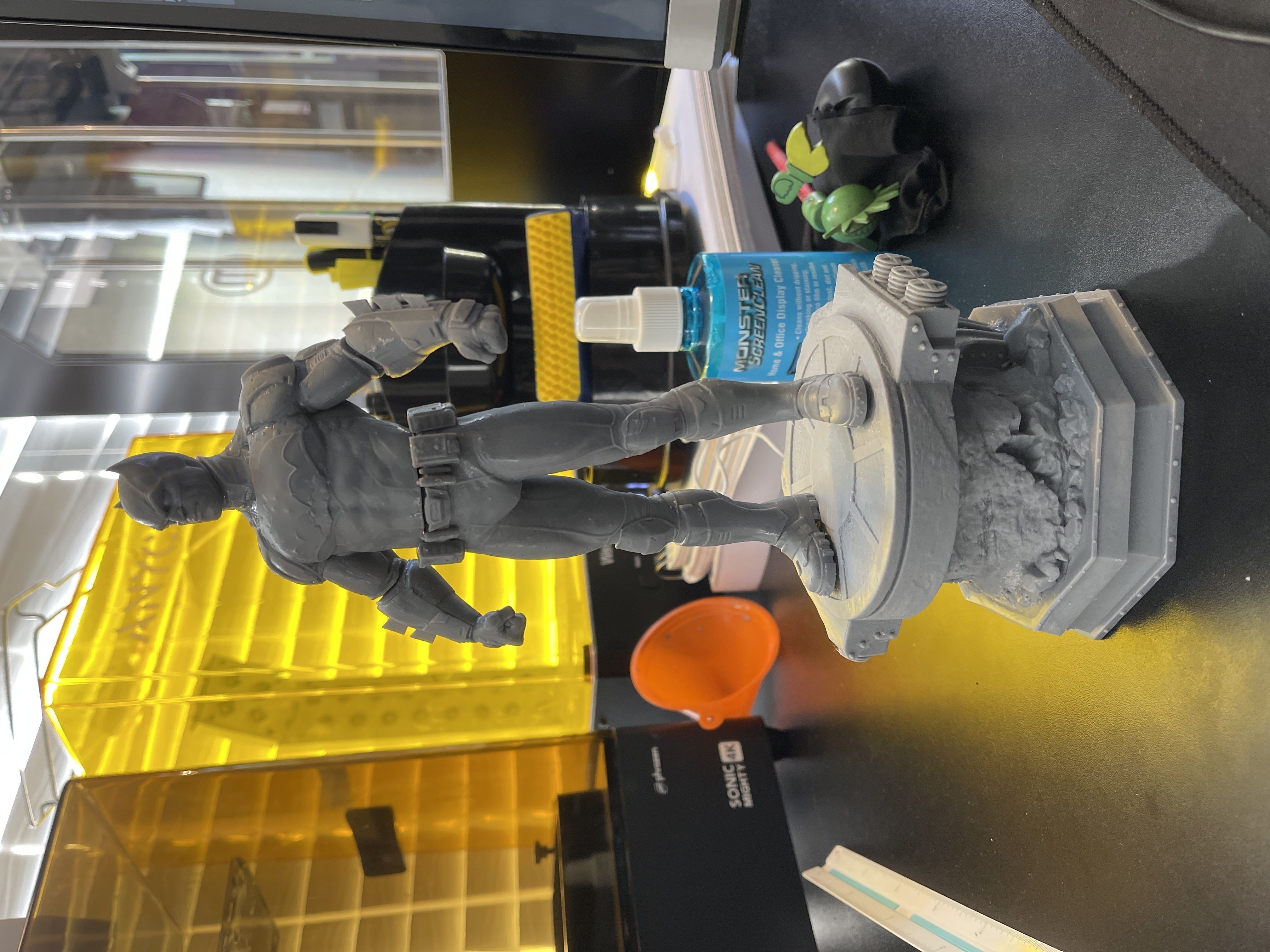 Batman statue 3D print model_2