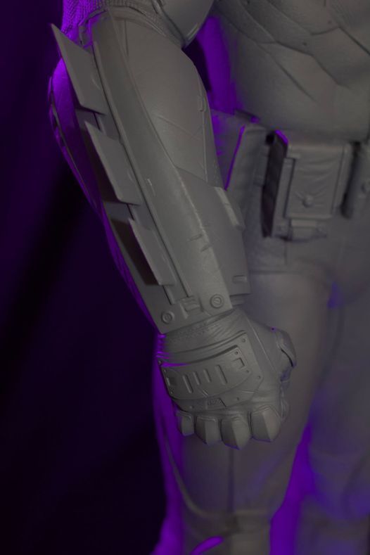 Batman statue 3D print model_12