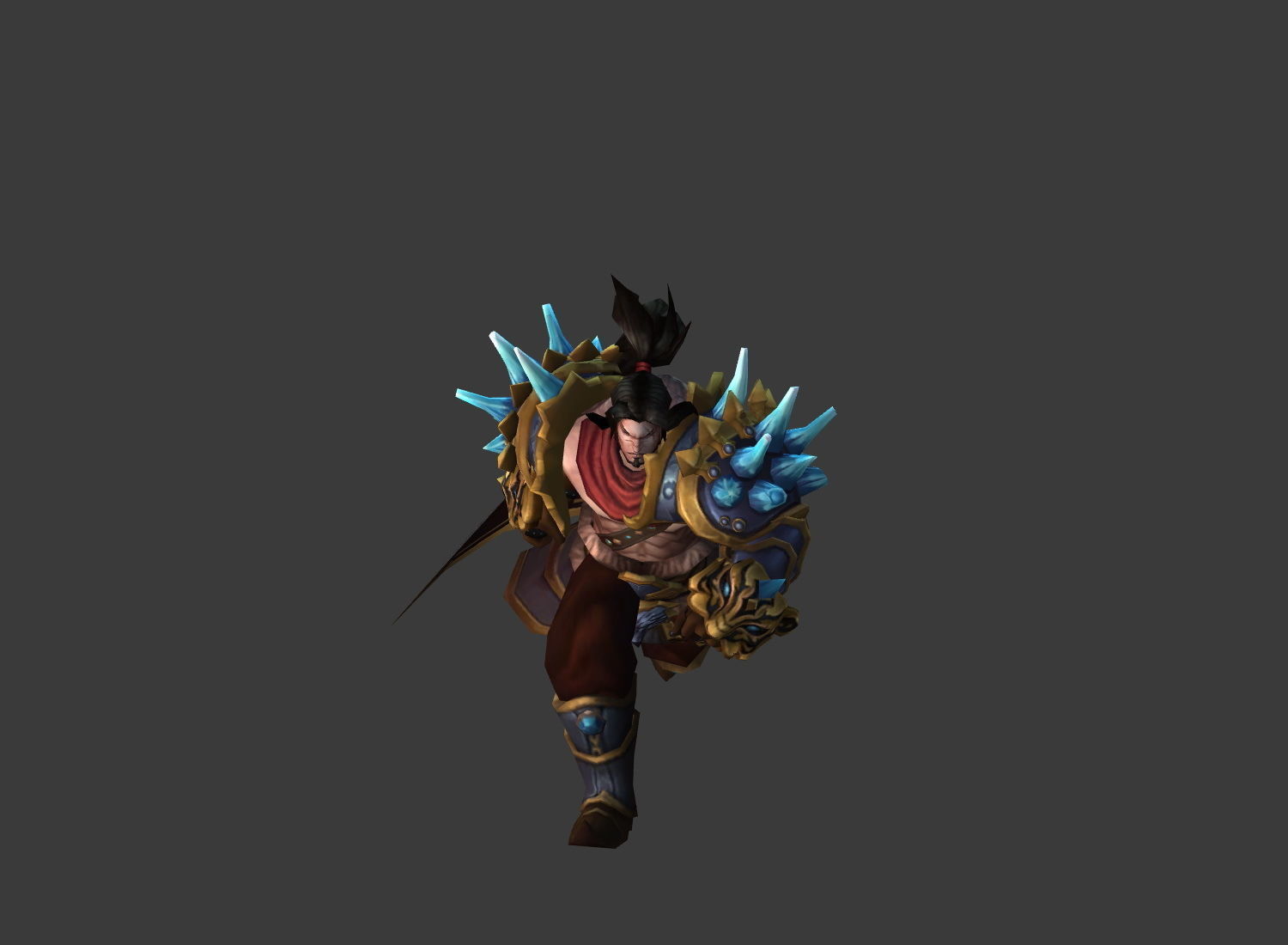 Fantasy Chess RPG Character - Anon Low-poly 3D model_2