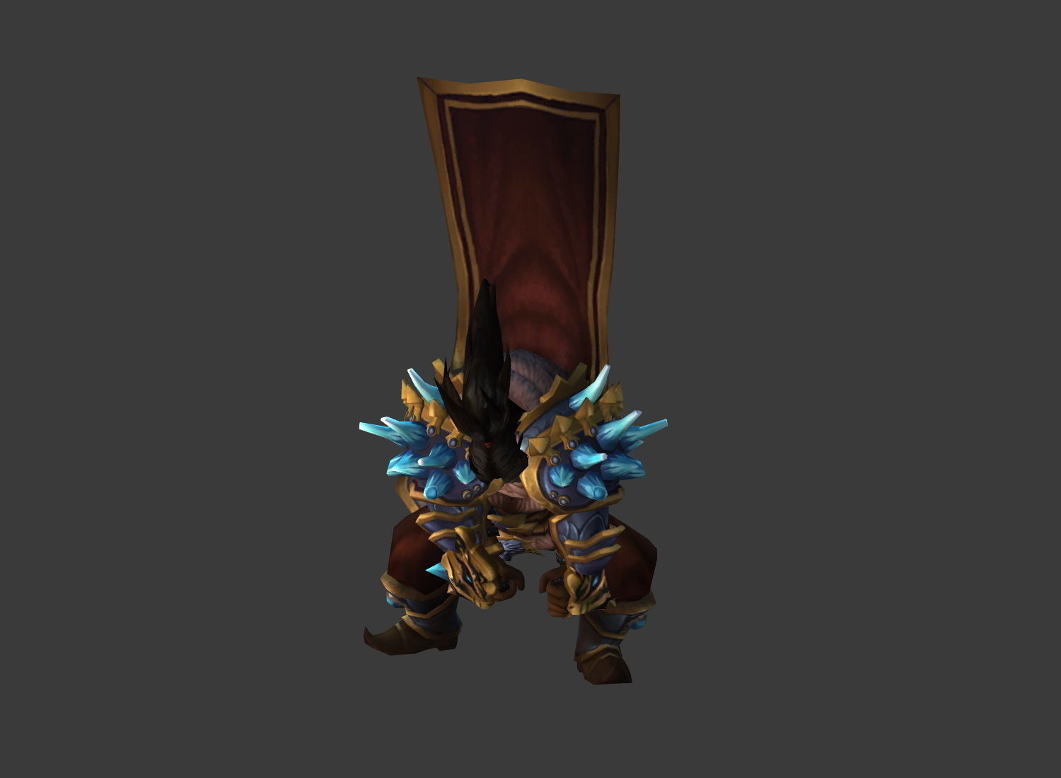 Fantasy Chess RPG Character - Anon Low-poly 3D model_7