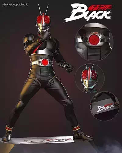 Kamen rider black 3D print model