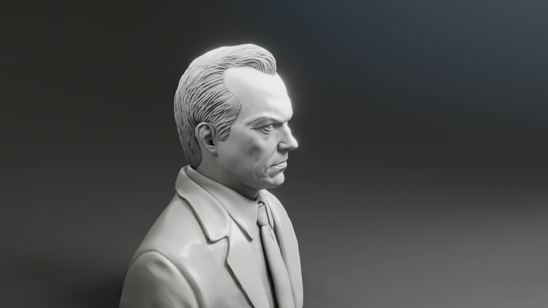 Hugo Weaving - Agent Smith - The Matrix 3D print model_20