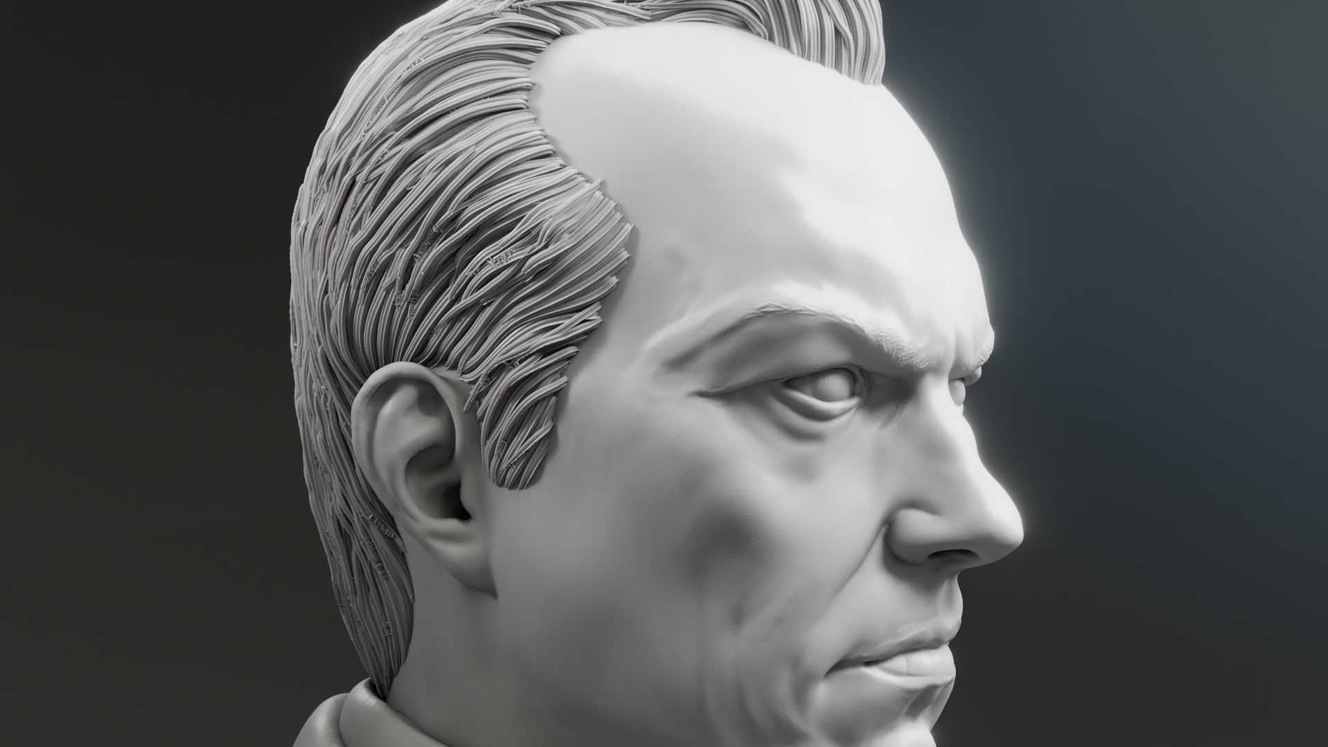Hugo Weaving - Agent Smith - The Matrix 3D print model_12