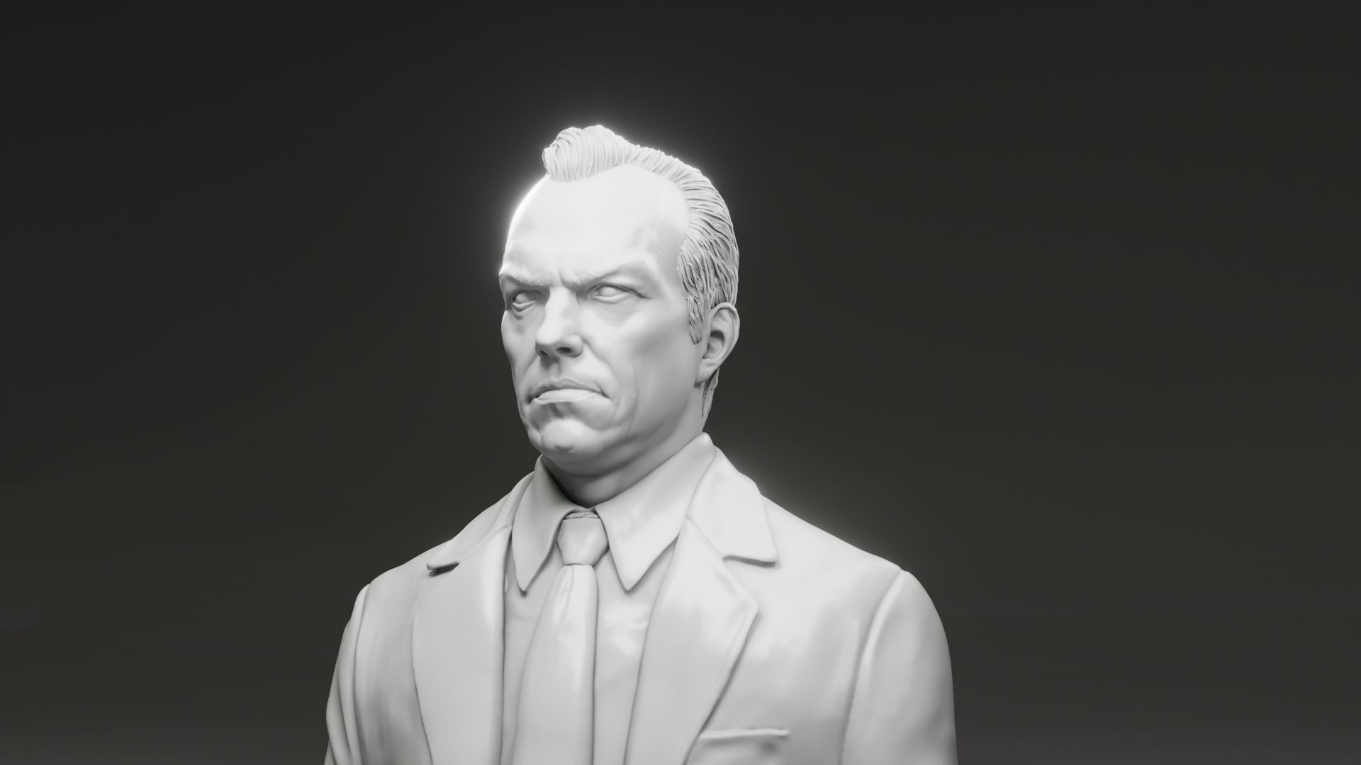 Hugo Weaving - Agent Smith - The Matrix 3D print model_1