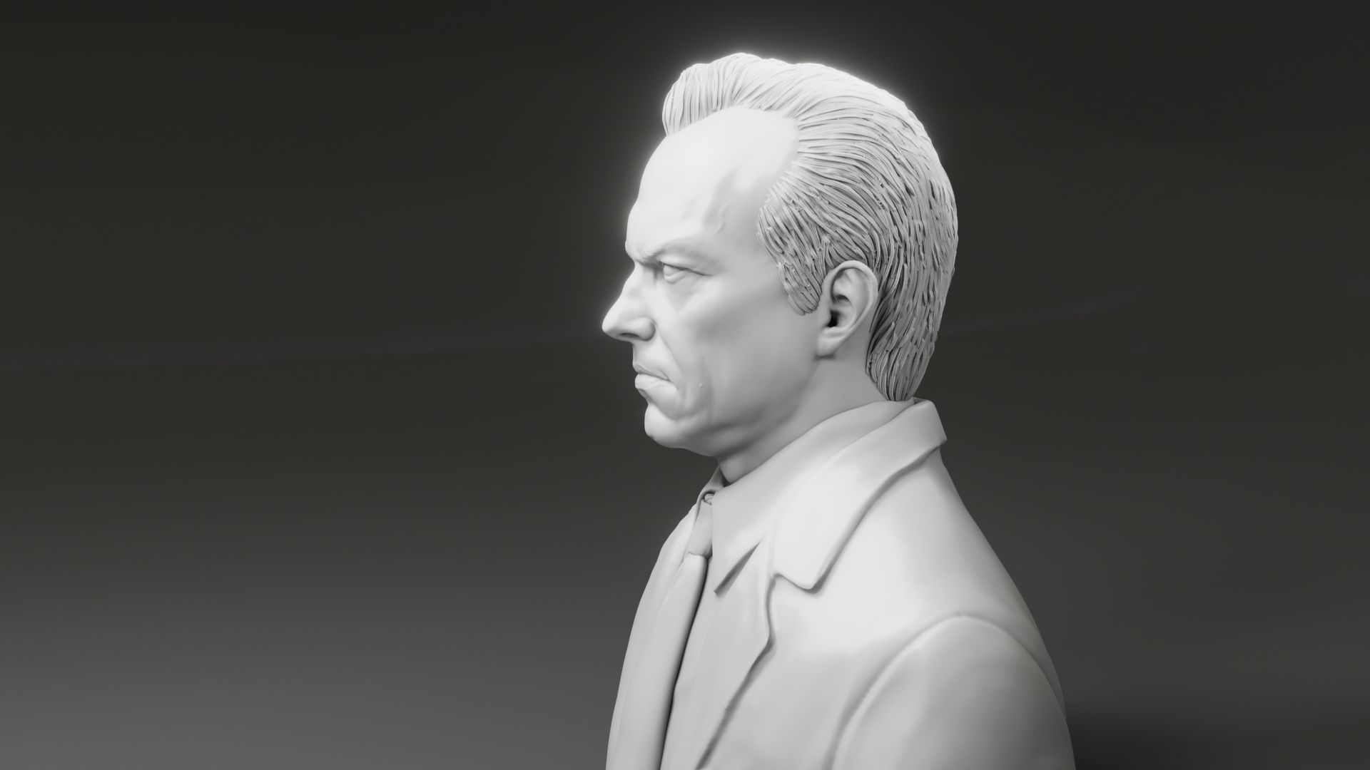 Hugo Weaving - Agent Smith - The Matrix 3D print model_16