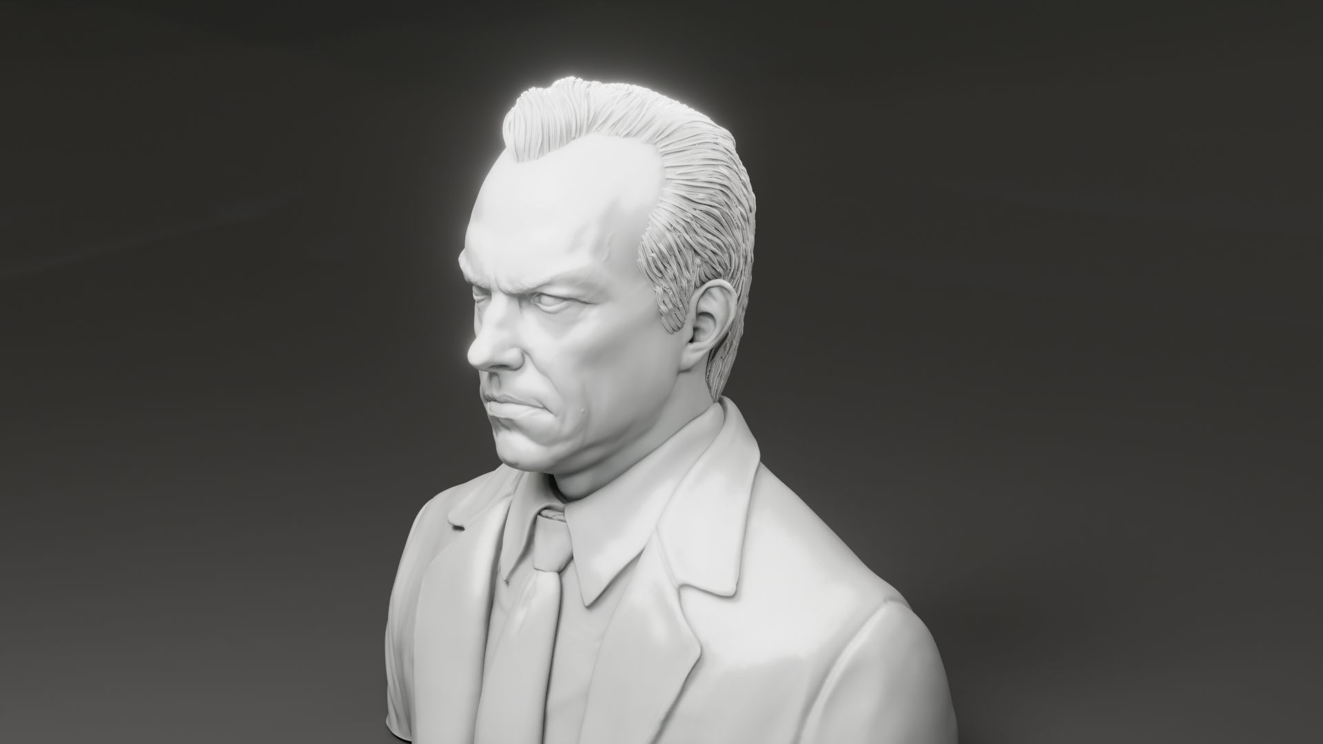Hugo Weaving - Agent Smith - The Matrix 3D print model_15